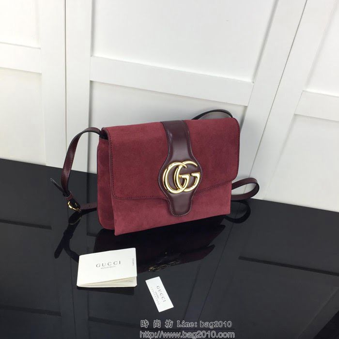 GUCCI古馳 新款 專櫃品質 頂級原單 550126磨砂 紅磨砂 單肩斜挎包HY1432